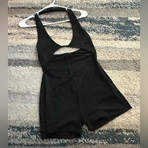 Black Cutout Romper